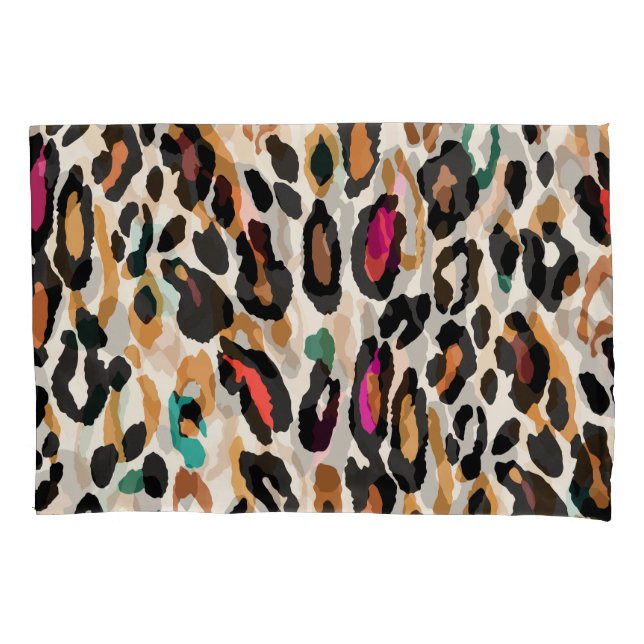Impressões nefastas vívidas de animais leopardo (Frente)