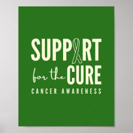 Impressões Poster cancer de cura de suporte de con