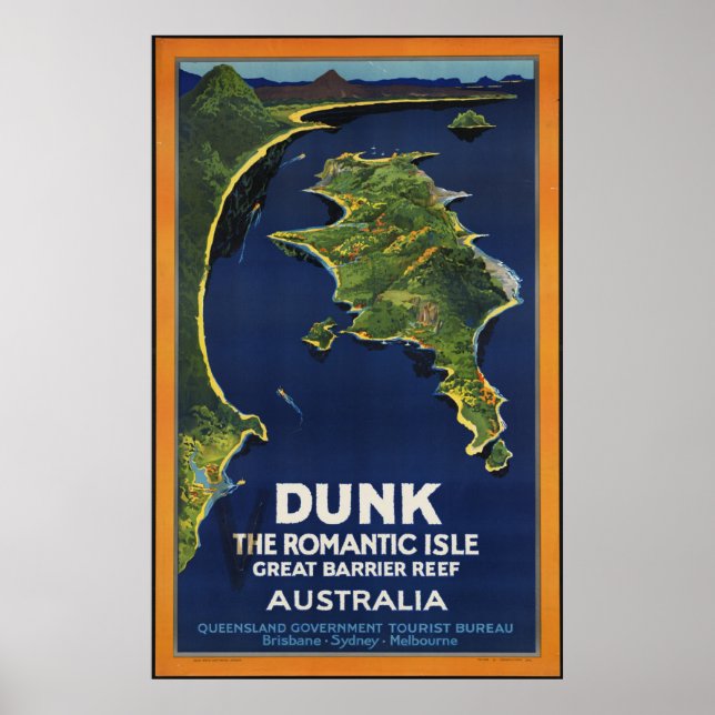 Impressões retror de anúncios Poster Viagens vinta (Frente)