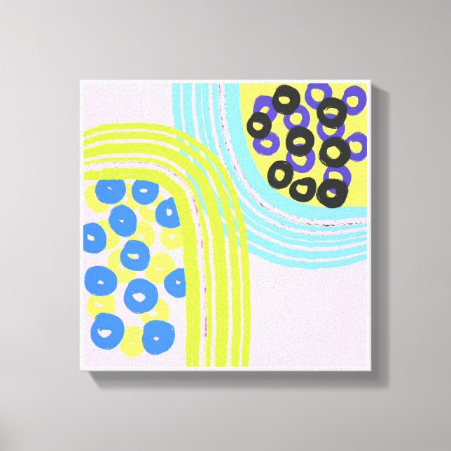 Impressões Rosa Simples de Arte Original (Frente)