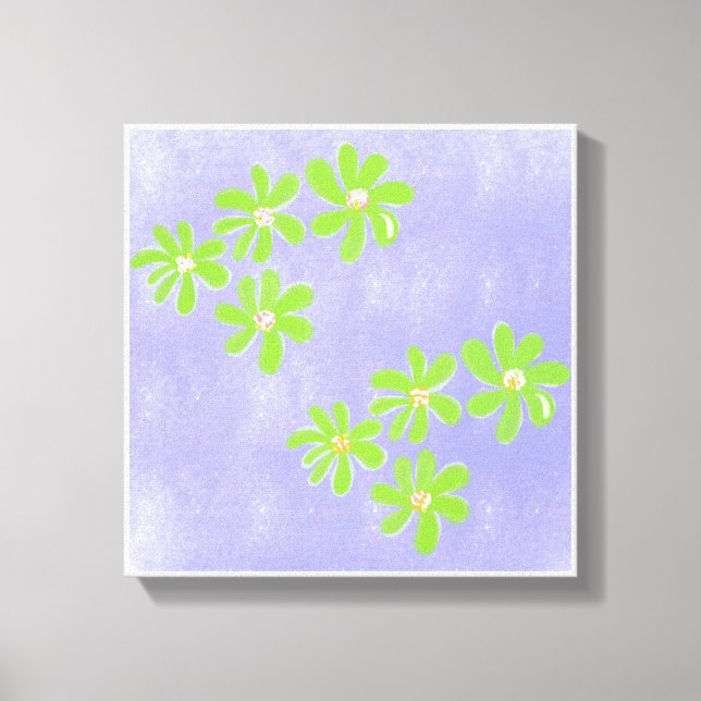 Impressões Roxos de Arte Simples Original (Frente)