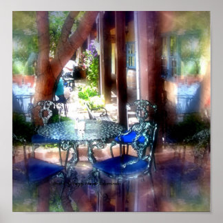 Impressões Sidewalk de Taos Poster