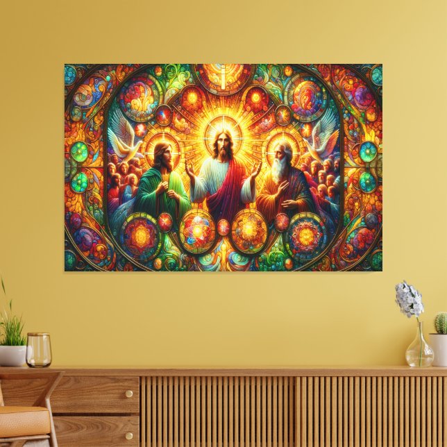 Imprimir Imagem de Jesus Canvas 9 (Insitu(Sala de estar))