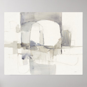 Improvisação mim impressão do abstrato das cinz