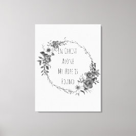 In Christ Alone Canvas Print