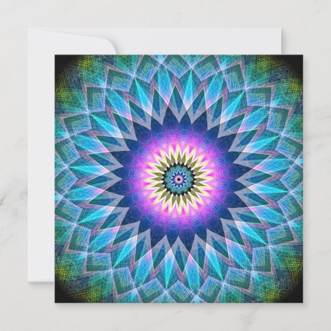 In het oog van de Ster mandala (Frente)