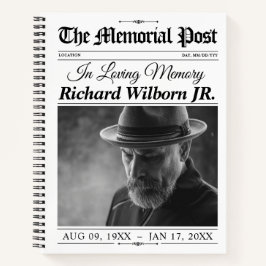 In Loving Memory Newspaper Memorial Guestbook
