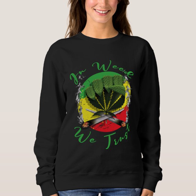 In Weed We Trust American Legalize Spliff Tops (Frente)