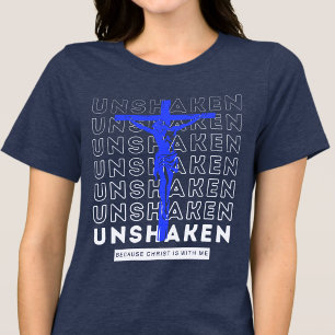 Inabalável -Cristão Espiritual Azul Marinho