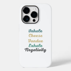 Inalar a Capa de telefone de Negatividade do Chees