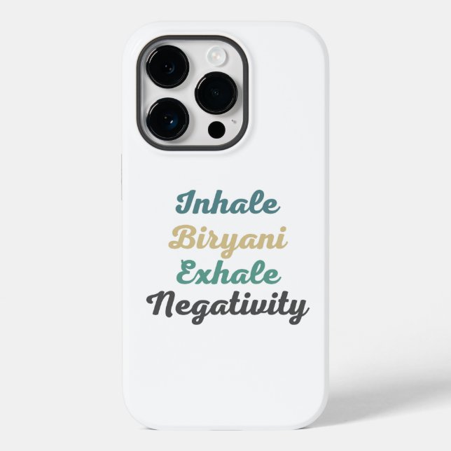 Inalar Biryani Exalar Capa de telefone de Negativi (Verso)