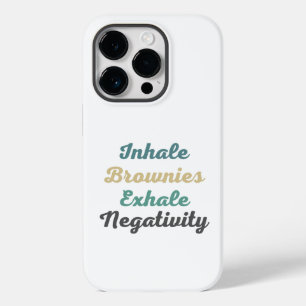 Inalar Brownies Exalar Capa de telefone de Negativ