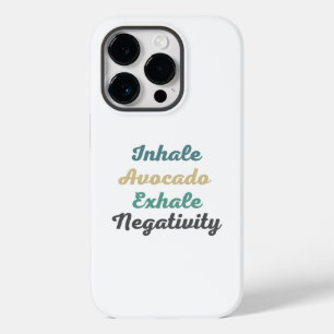 Inalar Capa de telefone de Negatividade do Exalar
