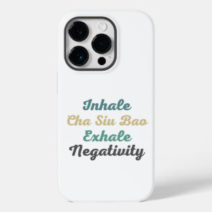 Inalar Cha Siu Bao Exalar Capa de telefone de Nega
