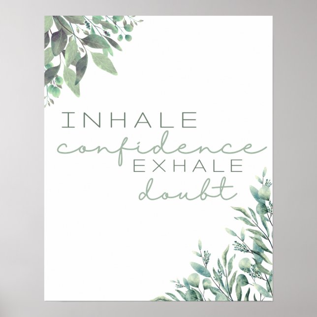 Inalar Confiança, Impressão de Arte de Cotação Ins (Frente)
