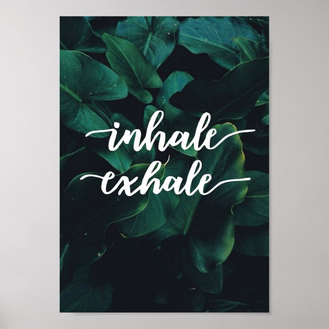 inalar yoga yoga meditate espiritual de paz poster (Frente)