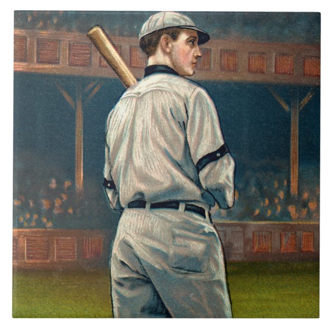 Incêndio violento Schulte, Chicago Cubs, 1911 (Frente)