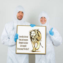 Incentivo ao "andar de leão ao vento"