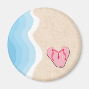 Inchaços Rosa no Imã de Praia