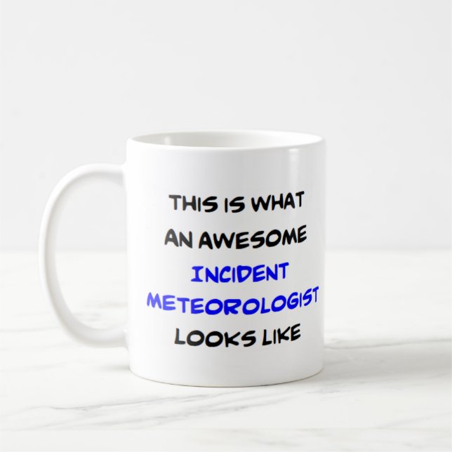 incidente meteorologista, caneca de café incrível (Esquerda)