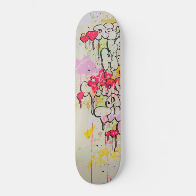 Inclinar "Amor de Grafite Real" Parte I Skateboard (Frente)