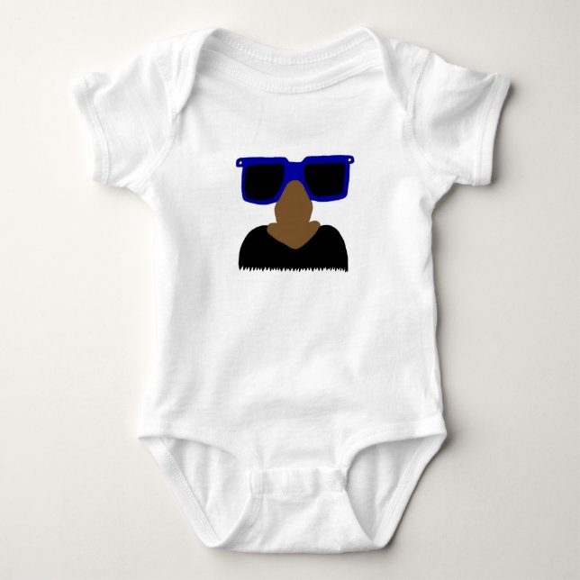 Incognito bigode e camisas de óculos (Frente)