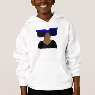 Incognito bigode e óculos Crianças Hoodie