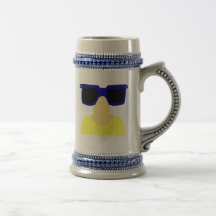 Incognito Mustache e Óculos Caneca de cerveja loi
