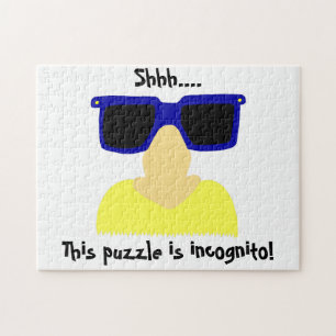 Incognito Mustache e Quebra-cabeça de Óculos
