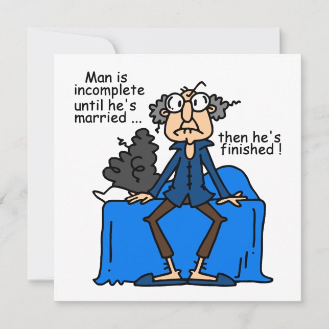 Incompleto E, Em Seguida, Acabado O Humor Do Casam (Frente)