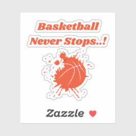Incrível adesivos de basquete