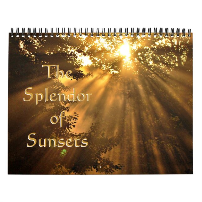 Incrível Calendário de Fotografia Sunset (Capa)