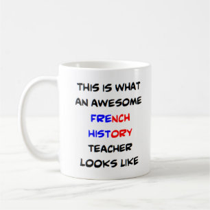 incrível caneca de café para professor de histó