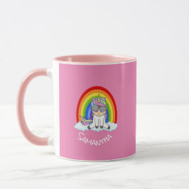 Incrível Caneca Rosa Unicorn