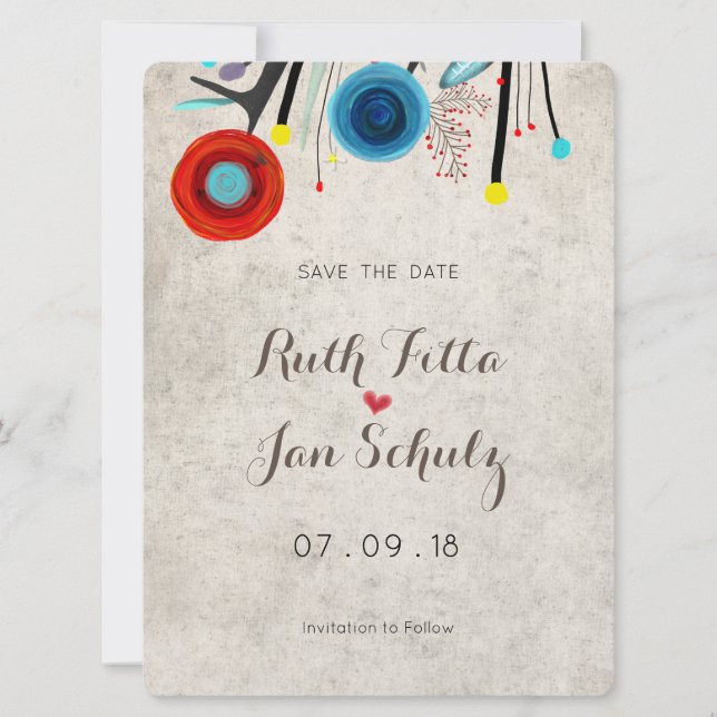 Incrível Convite De Casamento Rupydetequila (Frente)