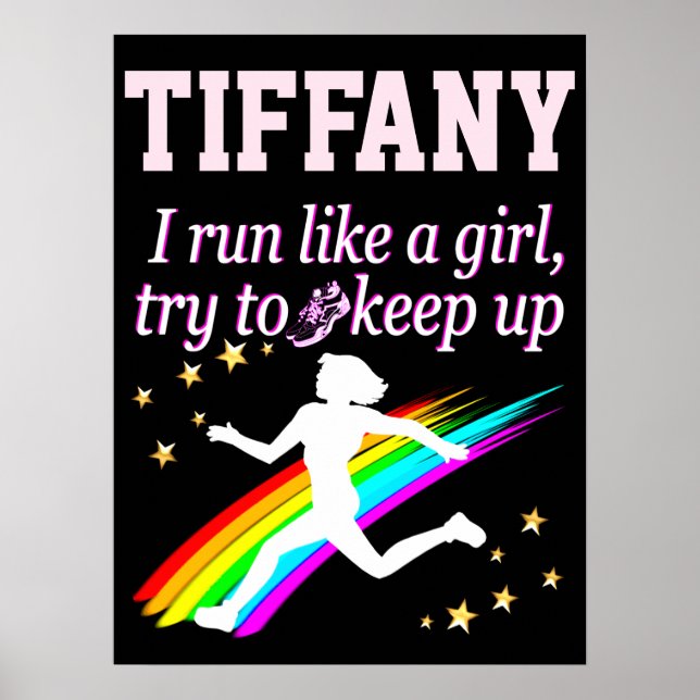 INCRÍVEL CORRE COMO UMA POSTER PERSONALIZADA DE UM (Frente)