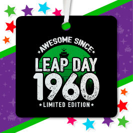 Incrível Desde 1960 Dia do Ano Leap Fev 29 Anivers