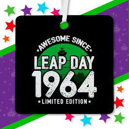 Incrível Desde 1964 Dia do Ano Leap Fev 29 Anivers