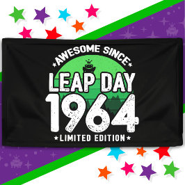 Incrível Desde 1964 Dia do Ano Leap Fev 29 Anivers