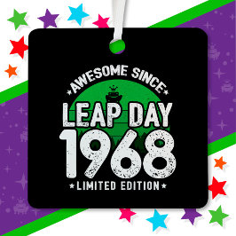 Incrível Desde 1968 Dia do Ano Leap Fev 29 Anivers