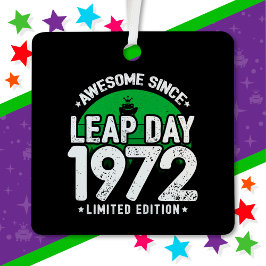 Incrível Desde 1972 Dia do Ano Leap Fev 29 Anivers