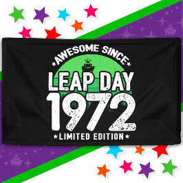 Incrível Desde 1972 Dia do Ano Leap Fev 29 Anivers