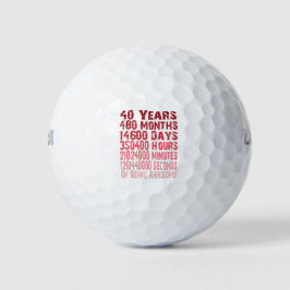 Incrível desde 40 anos de Presente aniversário de