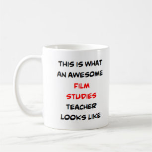 incrível filme estuda caneca de café professora