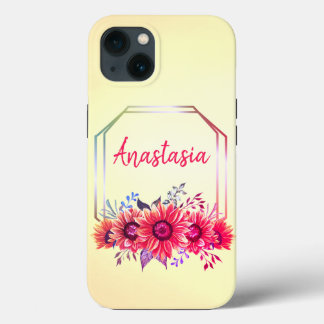 Incrível, Legal, Monograma Amarelo, Girassol Rosa