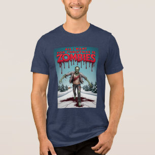 Incrível Natal engraçado Caçador de Zumbi Natal