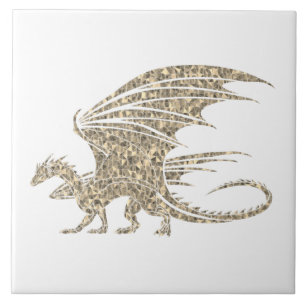Incrível Ouro de Dragão Mosaico