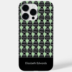 Incrível padrão verde e preto moderno