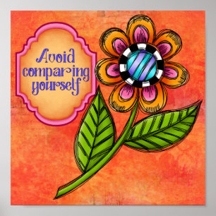 Incrível Poster de pensamento positivo