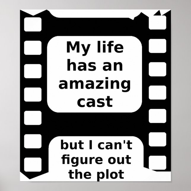 Incrível sinal de Poster Engraçado (Frente)